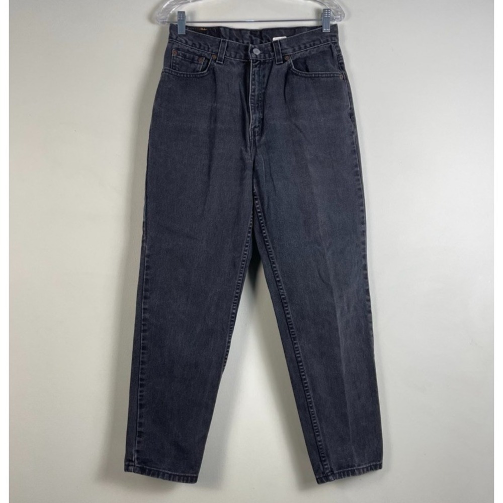 Vintage Levi's 512 Slim Fit Tapered Leg Jeans Size 12 Charcoal Gray Wash 2000s